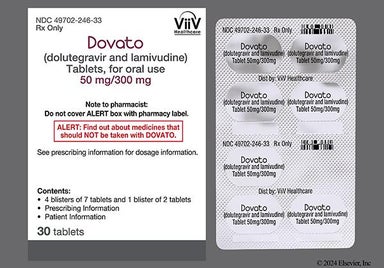 White Oval SV 137 - Dovato 50mg-300mg Tablet