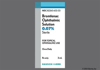 yellow - Bromfenac 0.07% Ophthalmic Solution