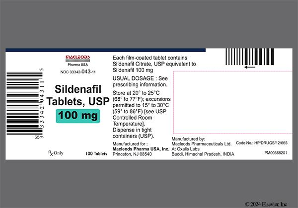 Sildenafil sales daily use