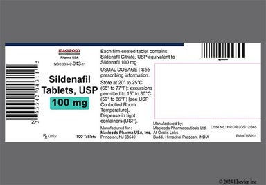 White Diamond Cl37 - Sildenafil Citrate 100mg Tablet