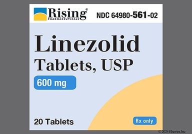 Yellow Oval R 561 - Linezolid 600mg Tablet
