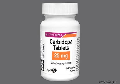 Orange Round 1221 - Carbidopa 25mg Tablet