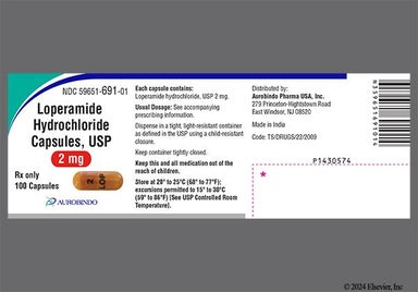 Brown 2 Lop - Loperamide Hydrochloride 2mg Capsule