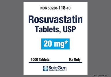 Pink Round Sg And 118 - Rosuvastatin Calcium 20mg Tablet