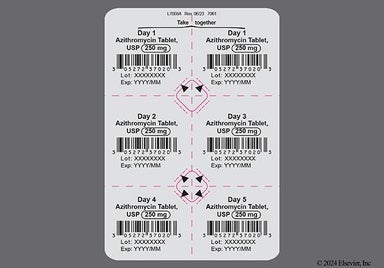 White Oblong L70 - Azithromycin 250mg Tablet