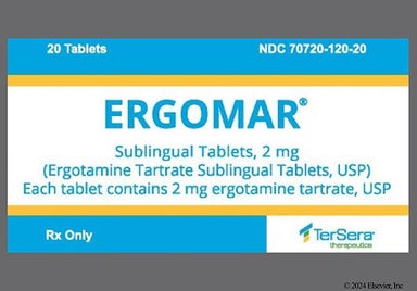 Green Round LB2 - ERGOMAR 2mg Sublingual Tablet