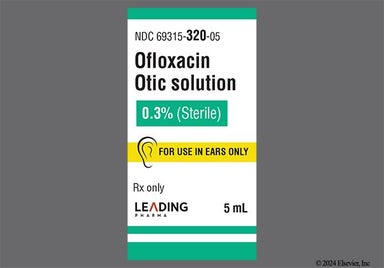 yellow - Ofloxacin 0.3% Otic Solution