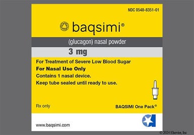 white - Baqsimi One Pack 3mg Nasal Powder