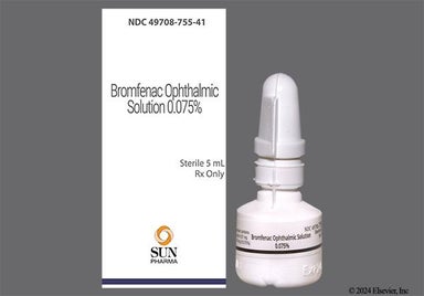 green-yellow - Bromfenac 0.075% Ophthalmic Solution
