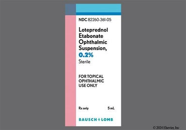 white - Loteprednol Etabonate 0.2% Ophthalmic Suspension