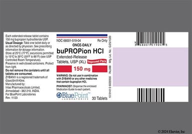White Round GS1 - Bupropion Hydrochloride 150mg Extended-Release (XL) Tablet