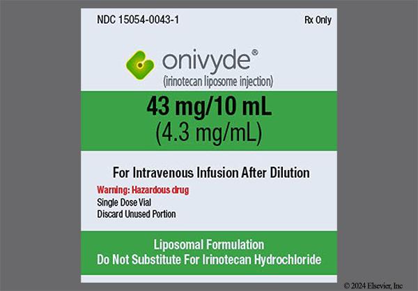yellow - Onivyde 43mg/10mL Liposomal Injection
