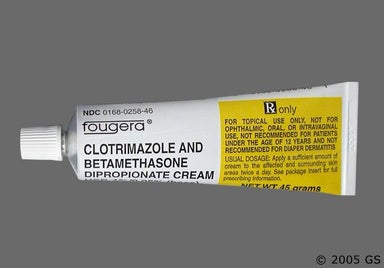 white - Clotrimazole/Betamethasone Dipropionate 1%-0.05% Topical Cream