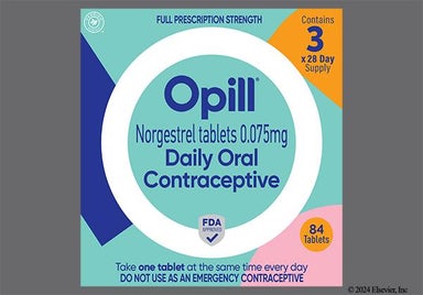 Yellow Round Ng75 - Opill 0.075mg Tablet