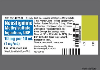 Not applicable - Neostigmine Methylsulfate 10mg/10mL Solution for Injection (PREMIER ProRx)