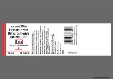 White Oval G G - Levocetirizine 5mg Tablet