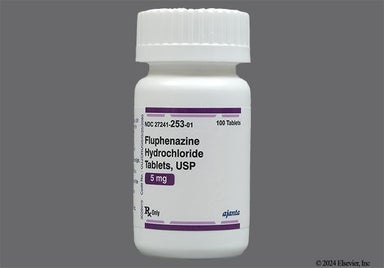 Orange Triangle Fl2 - Fluphenazine Hydrochloride 5mg Tablet