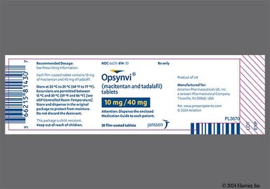 White Oblong 1040 And Mt - Opsynvi 10mg-40mg Tablet