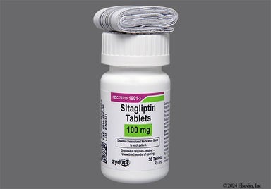 Beige Round 12 And 42 - Sitagliptin 100mg Tablet