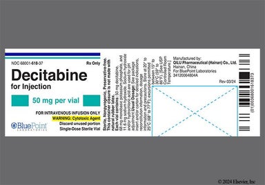 white - Decitabine 50mg Powder for Injection