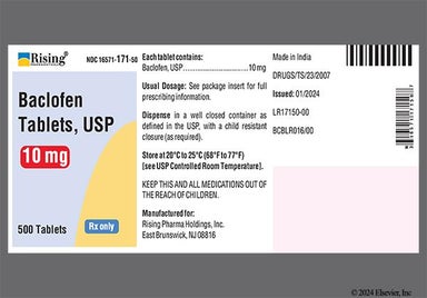 White Round 10 And Kp02 - Baclofen 10mg Tablet