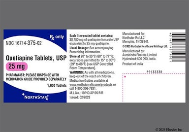 Peach Round E 52 - Quetiapine Fumarate 25mg Tablet