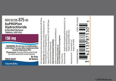 White Round St 150 - Bupropion Hydrochloride 150mg Extended-Release (XL) Tablet