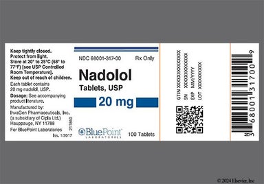 Yellow Round I G - Nadolol 20mg Tablet