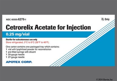 white - Cetrorelix Acetate 0.25mg Powder for Injection