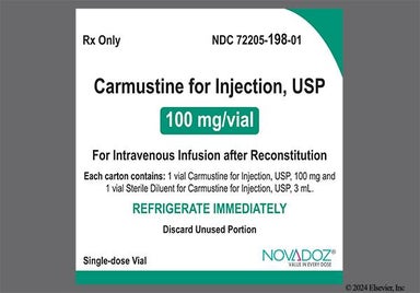 yellow - Carmustine 100mg Powder for Injection