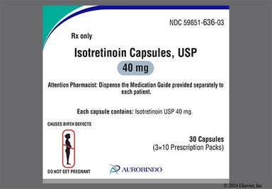 Brown And Red Iso 40 - Isotretinoin 40mg Capsule