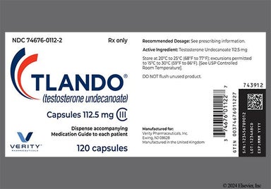 Gray And White 112 - TLANDO 112.5mg Capsule