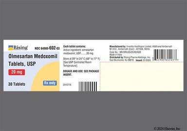 White Round 066 - Olmesartan Medoxomil 20mg Tablet