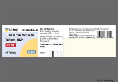 White Round 066 - Olmesartan Medoxomil 20mg Tablet