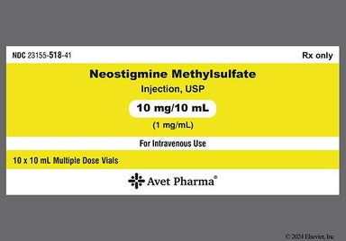 Colorless Not applicable - Neostigmine Methylsulfate 10mg/10mL Solution for Injection