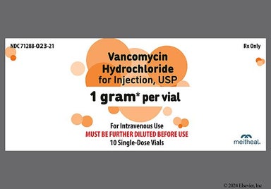 Tan Not applicable - Vancomycin Hydrochloride 1g Powder for Injection