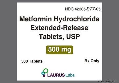 White Oblong La20 - Metformin Hydrochloride 500mg Extended-Release Tablet