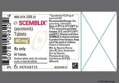 Purple Round Logo And 40 - SCEMBLIX 40mg Tablet