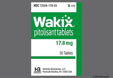 White Round H - Wakix 17.8mg Tablet
