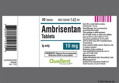 White Oval 1180 - Ambrisentan 10mg Tablet