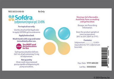 yellow - Sofdra 12.45% Metered Dose Pump Topical Gel