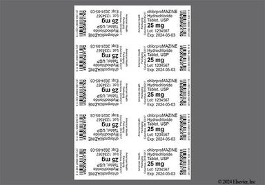 White Round B2 - Chlorpromazine Hydrochloride 25mg Tablet