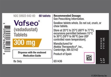 Yellow Oval Vdt And 300 - Vafseo 300mg Tablet