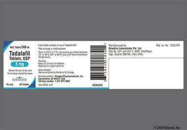 Yellow Tear T5 - Tadalafil 5mg Tablet