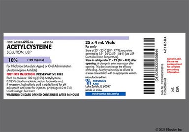 colorless - Acetylcysteine 10% Solution