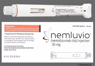 white - Nemluvio 30mg Pre-Filled Dual Chamber Pen Powder for Injection