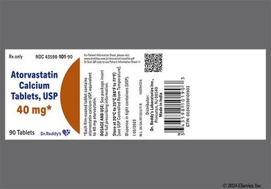 White Oval T3 - Atorvastatin Calcium 40mg Tablet