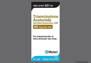 White Not applicable - Triamcinolone Acetonide 40mg/mL Suspension for Injection