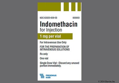 White, Yellow Not applicable - Indomethacin 1mg Powder for Injection