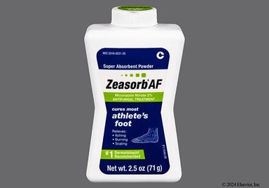 white - Zeasorb Athlete's Foot 2% Topical Powder